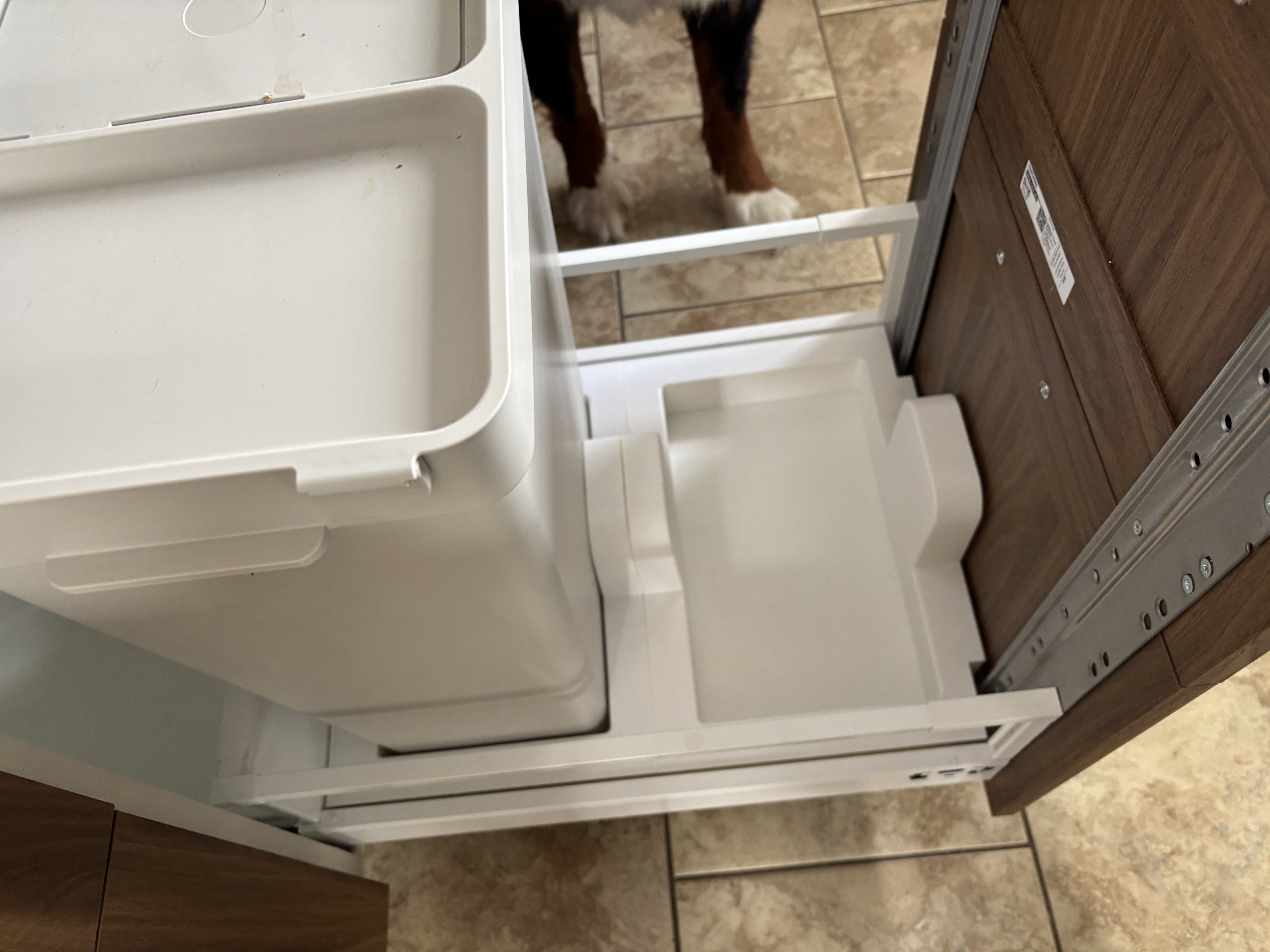 IKEA HÅLLBAR 35L Garbage Bin holder for 18 inch drawer 3D model