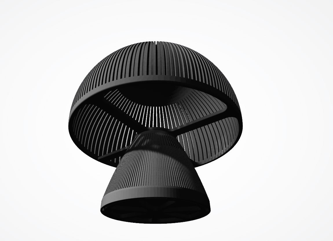 Lampa Grzybek 3D model