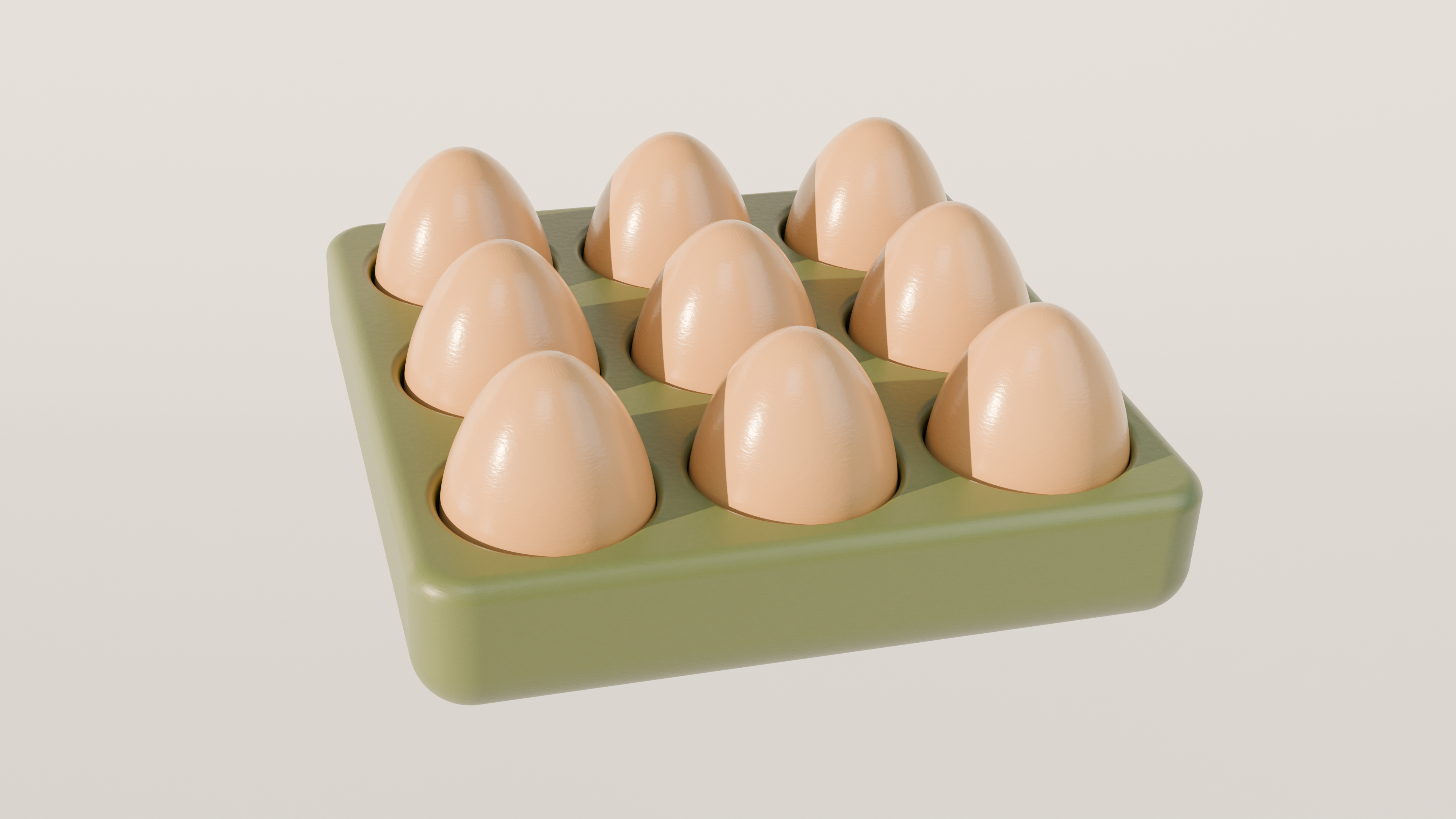 Egg Holder / Storage + TPU Feet