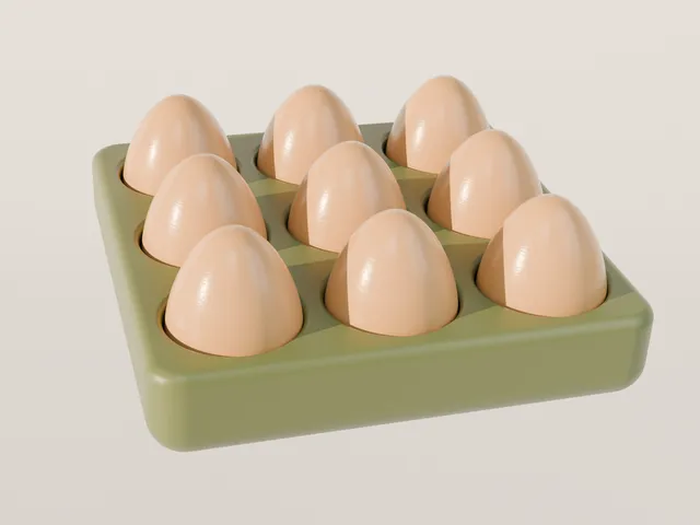 Egg Holder / Storage + TPU Feet