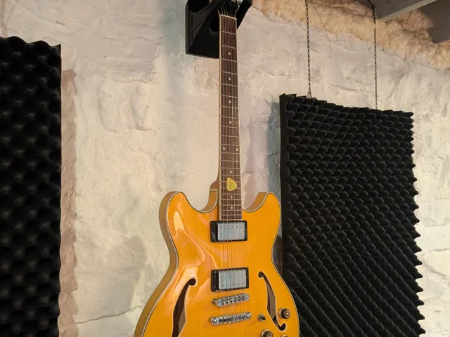 Rafter Guitar Hanger - Ceiling Joist Mount for Electric and Acoustic Guitars