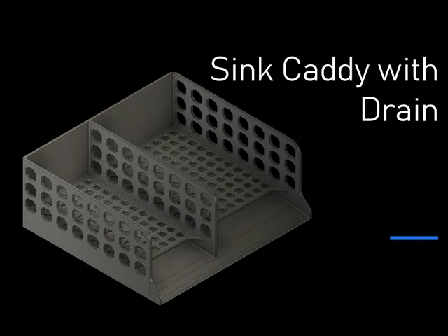 Kitchen Sink Caddy/Organizer with Drain
