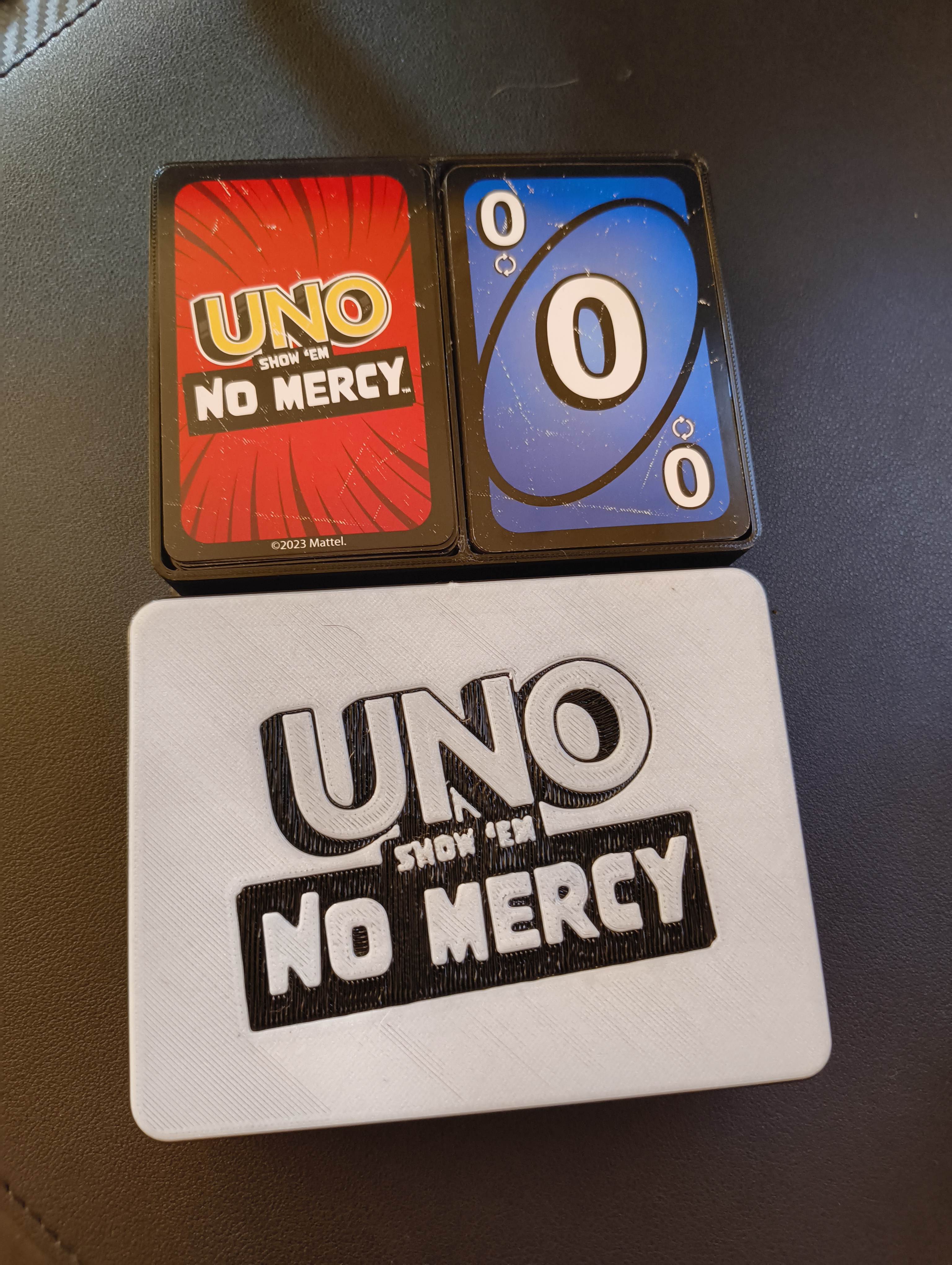 Card box for the UNO SHOW EM NO MERCY