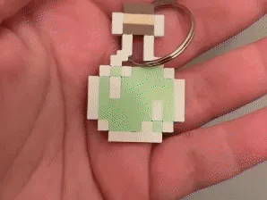 Potion keychain glow in the dark