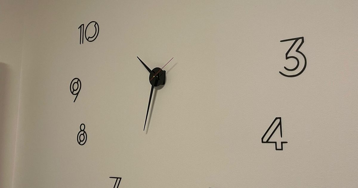 Large wall clock, Velké hodiny na stěnu by Brebvo | Download free STL