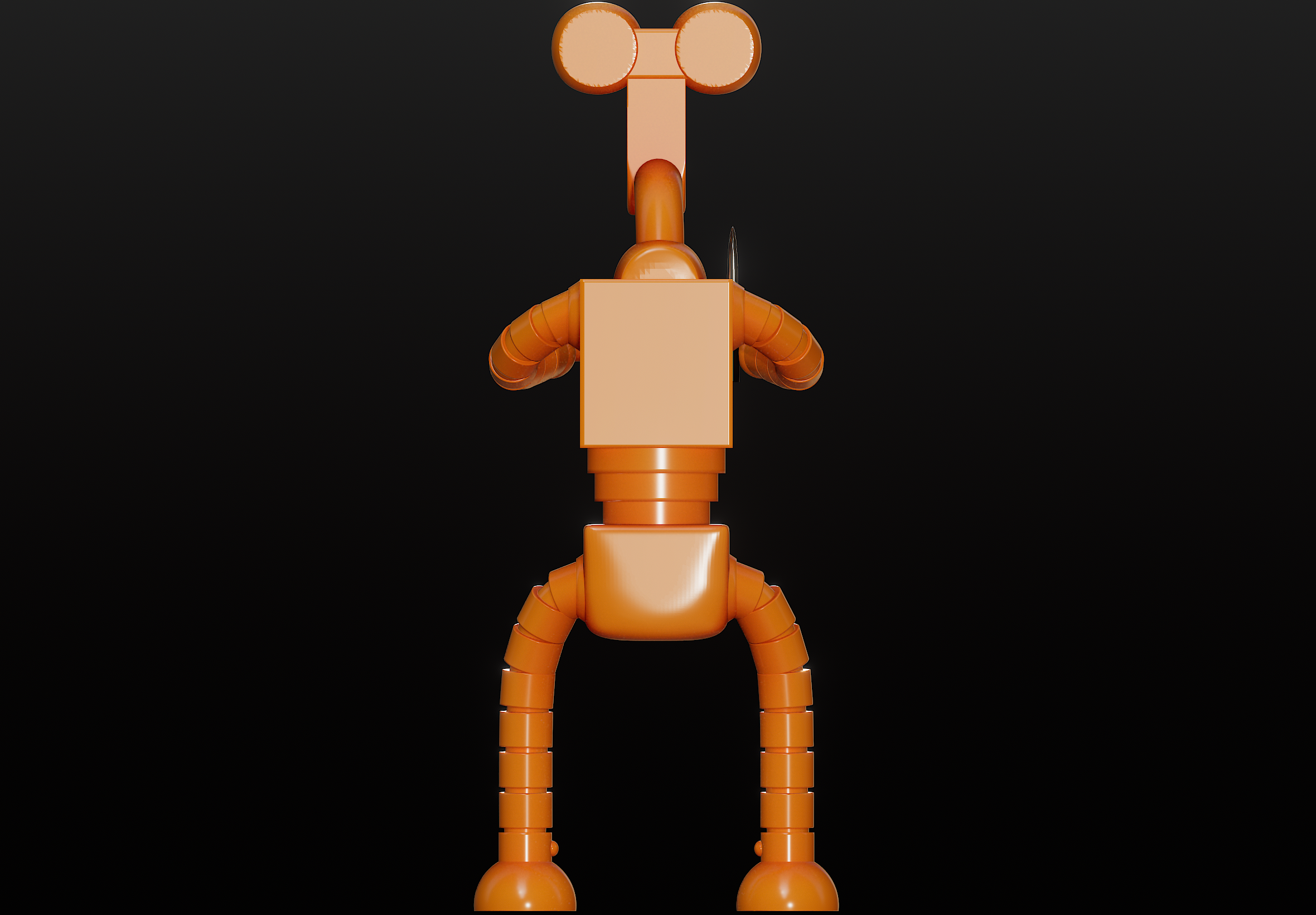 Miniatura 4 do modelo 3D Roberto The Robot