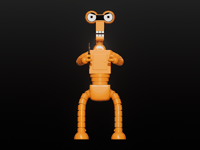 Miniatura 2 do modelo 3D Roberto The Robot