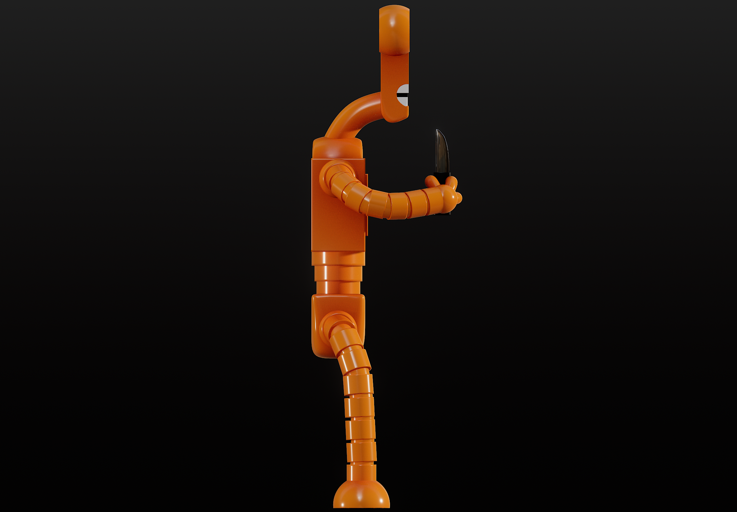 Miniatura 3 do modelo 3D Roberto The Robot