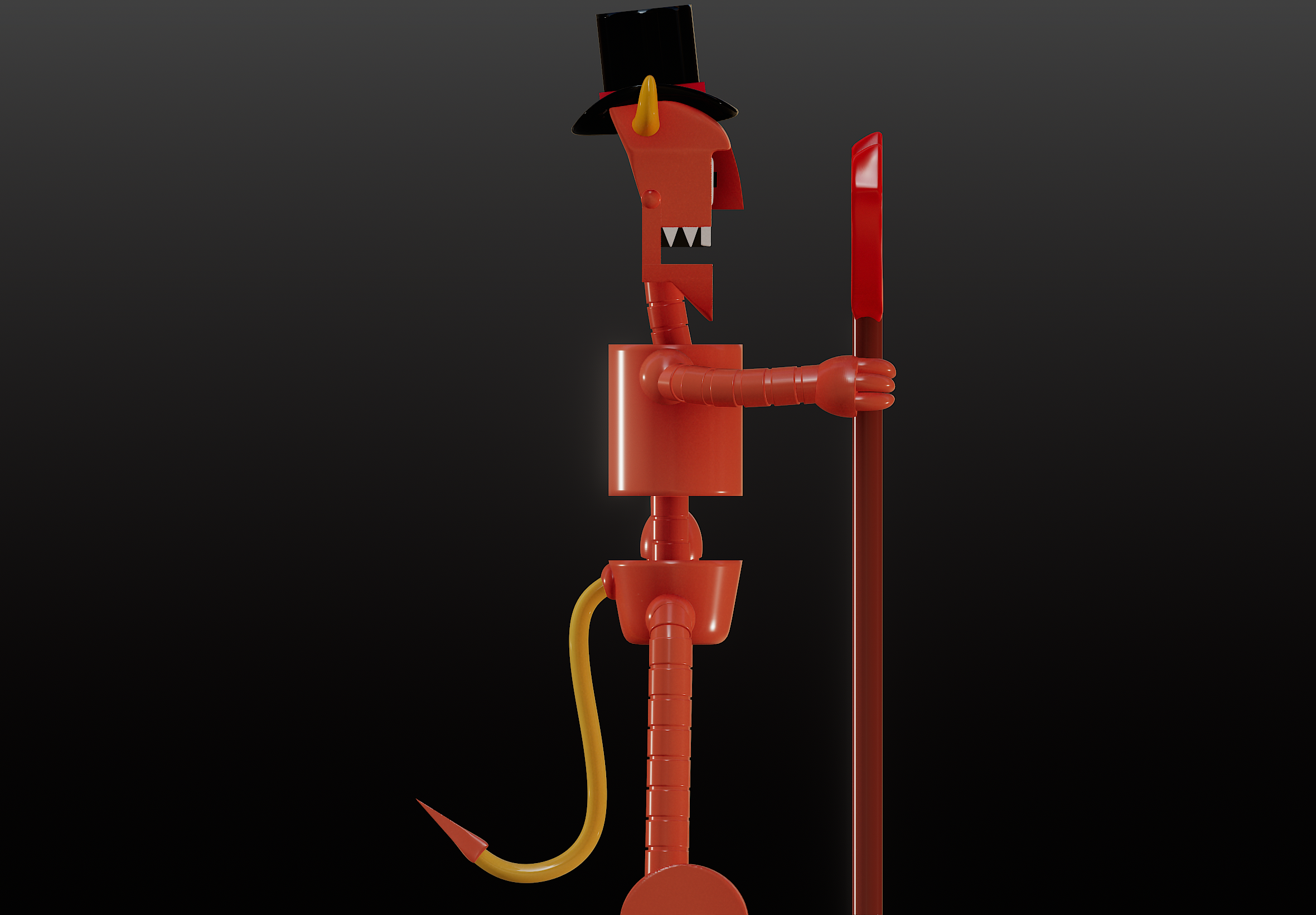 Miniatura 4 do modelo 3D Robot Devil