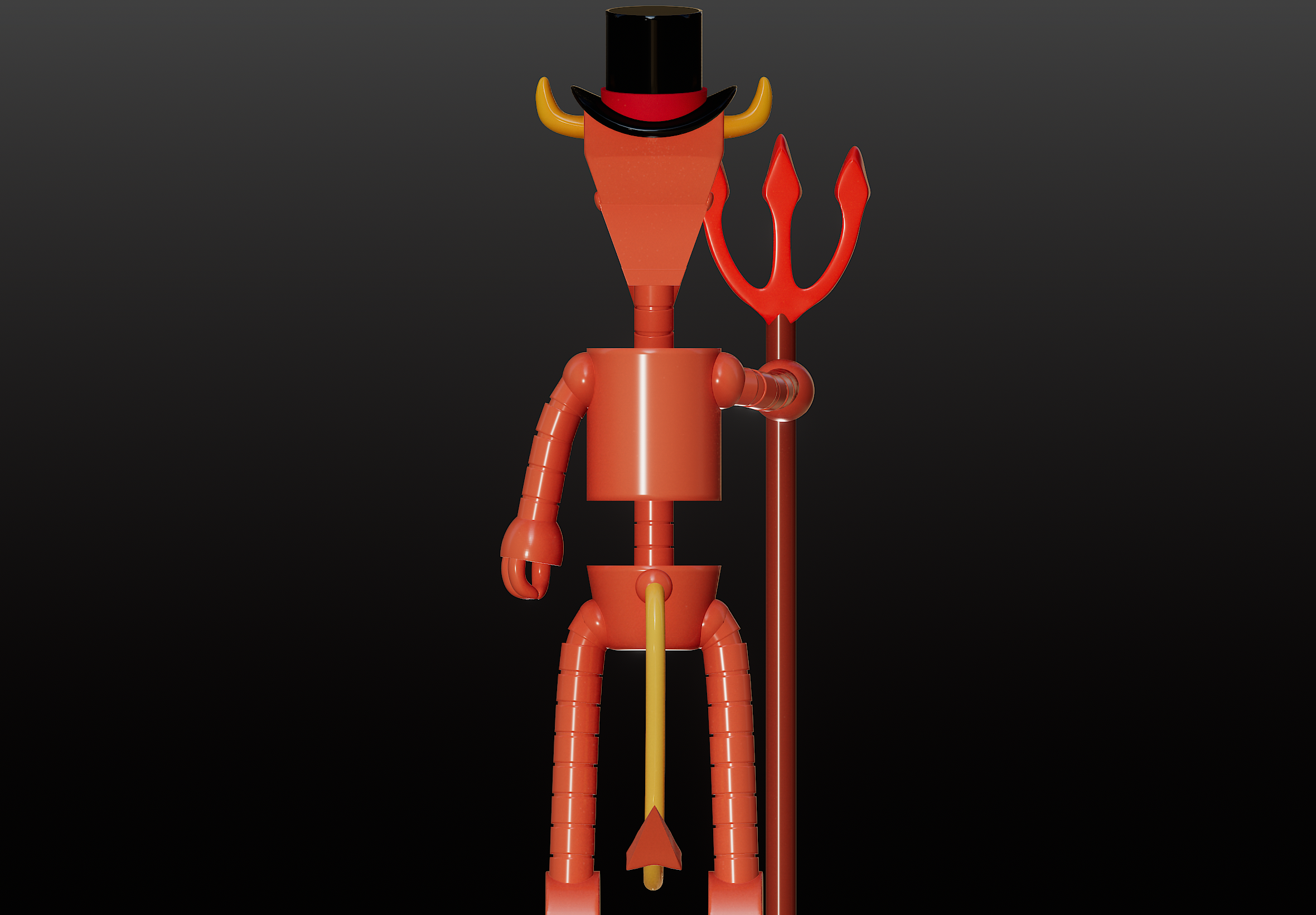 Miniatura 3 do modelo 3D Robot Devil