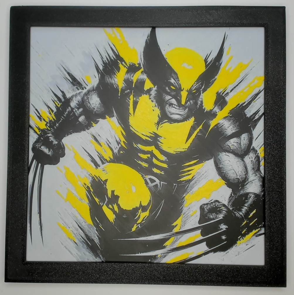 Miniatura 3 do modelo 3D Wolverine Hueforge