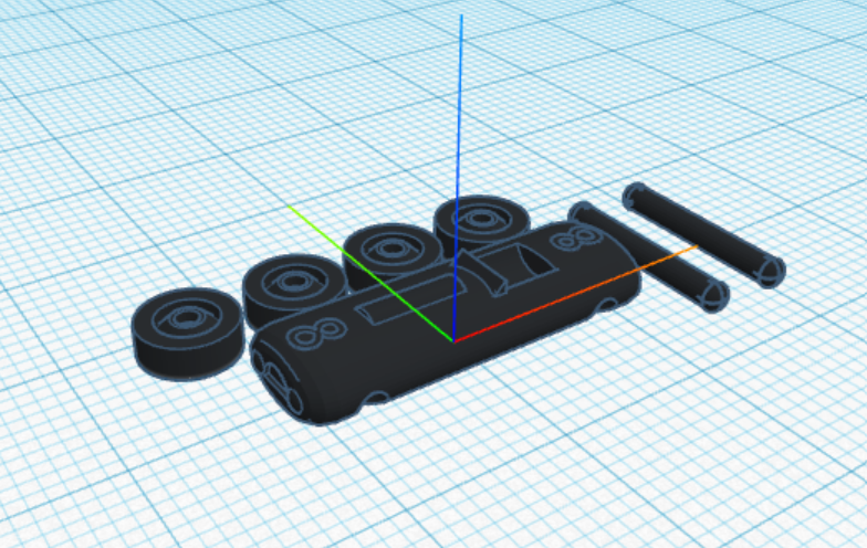 Toy Car for 3D Printing