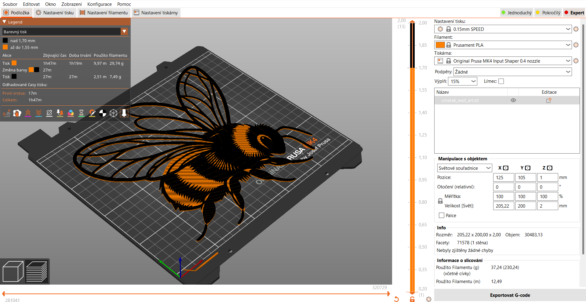 Miniatura 3 do modelo 3D Stencil: Bumble-bee