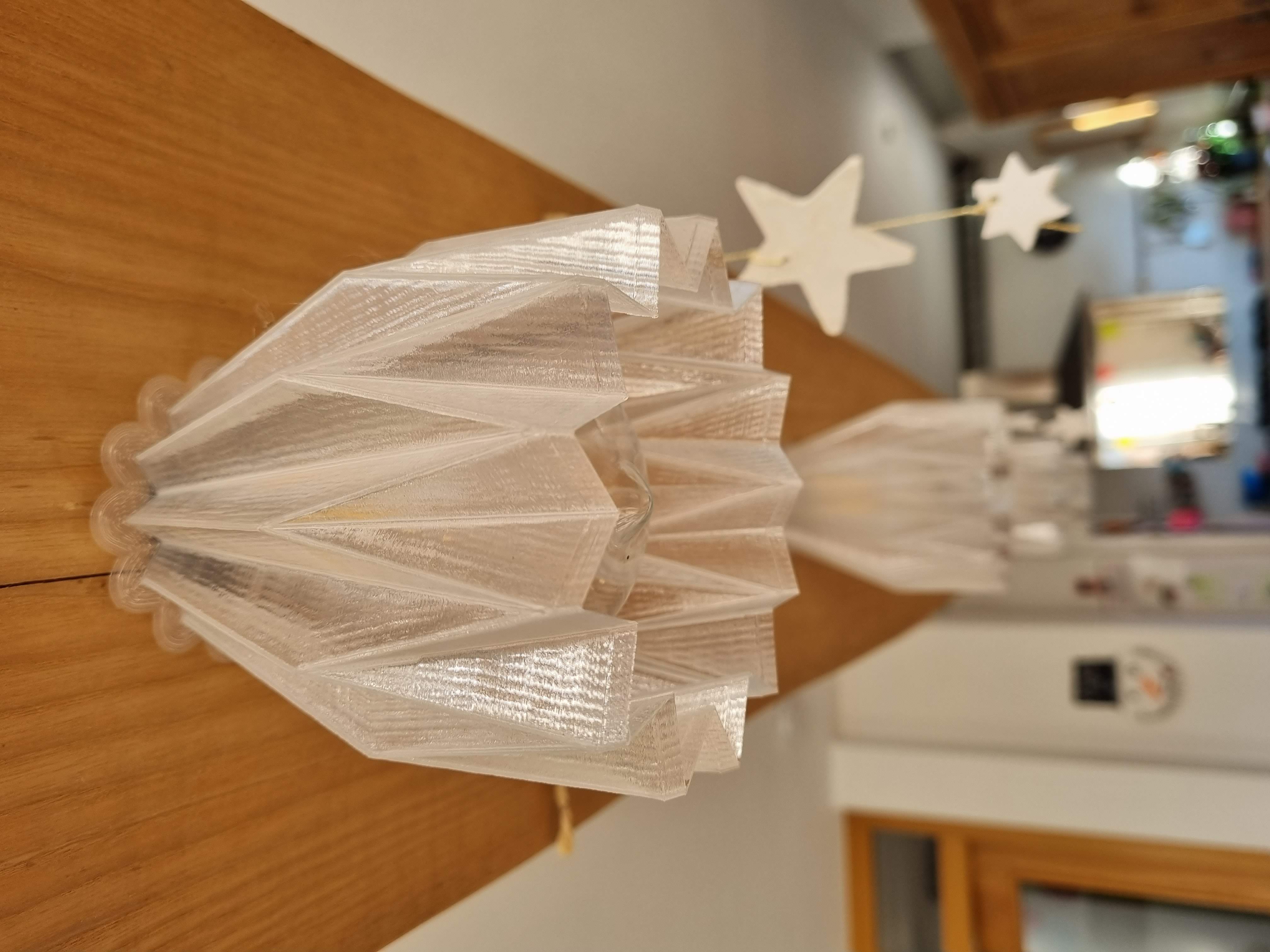 Miniatura 4 do modelo 3D lamp shade star e27 socket light