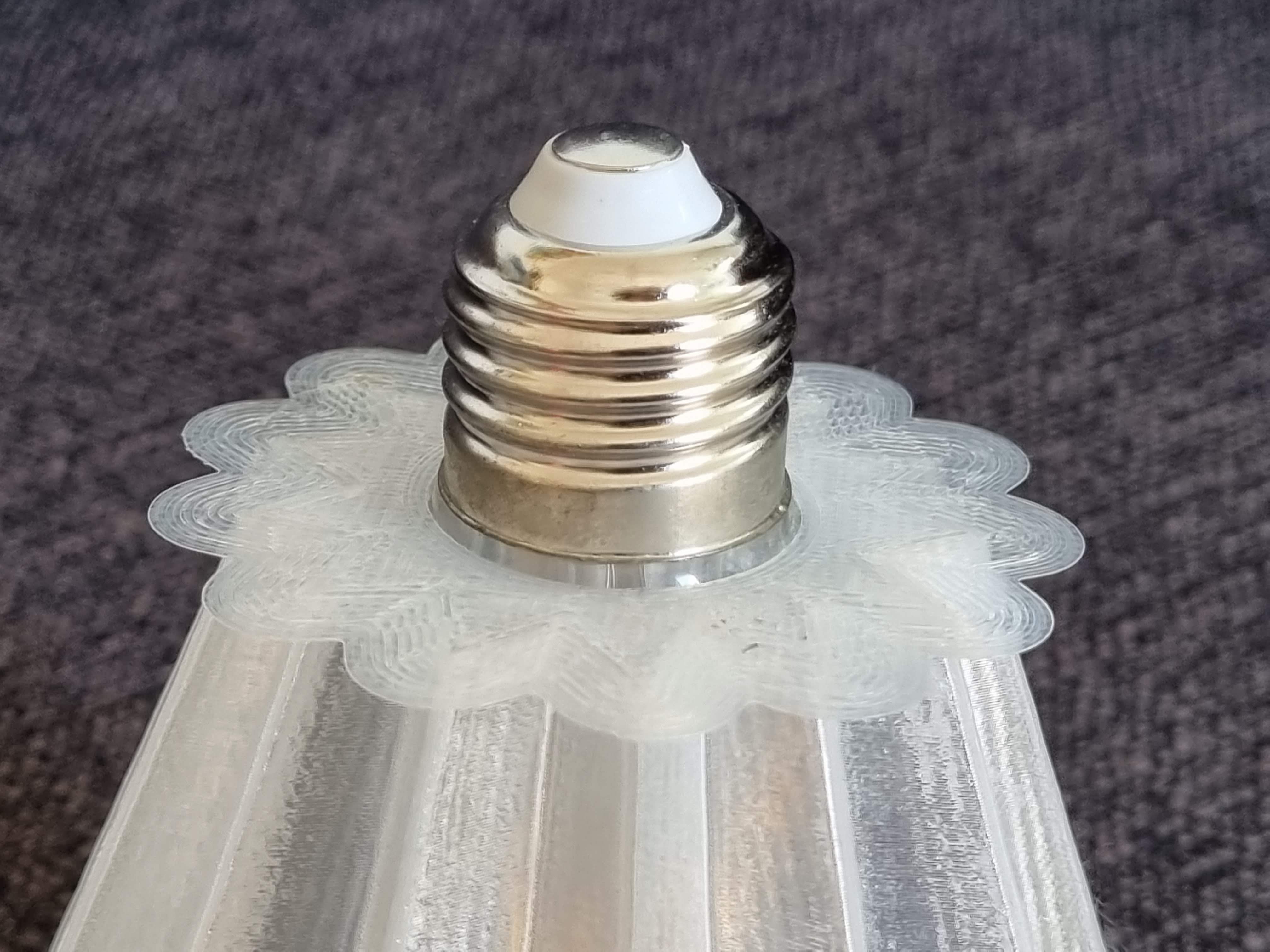 Miniatura 10 do modelo 3D lamp shade star e27 socket light