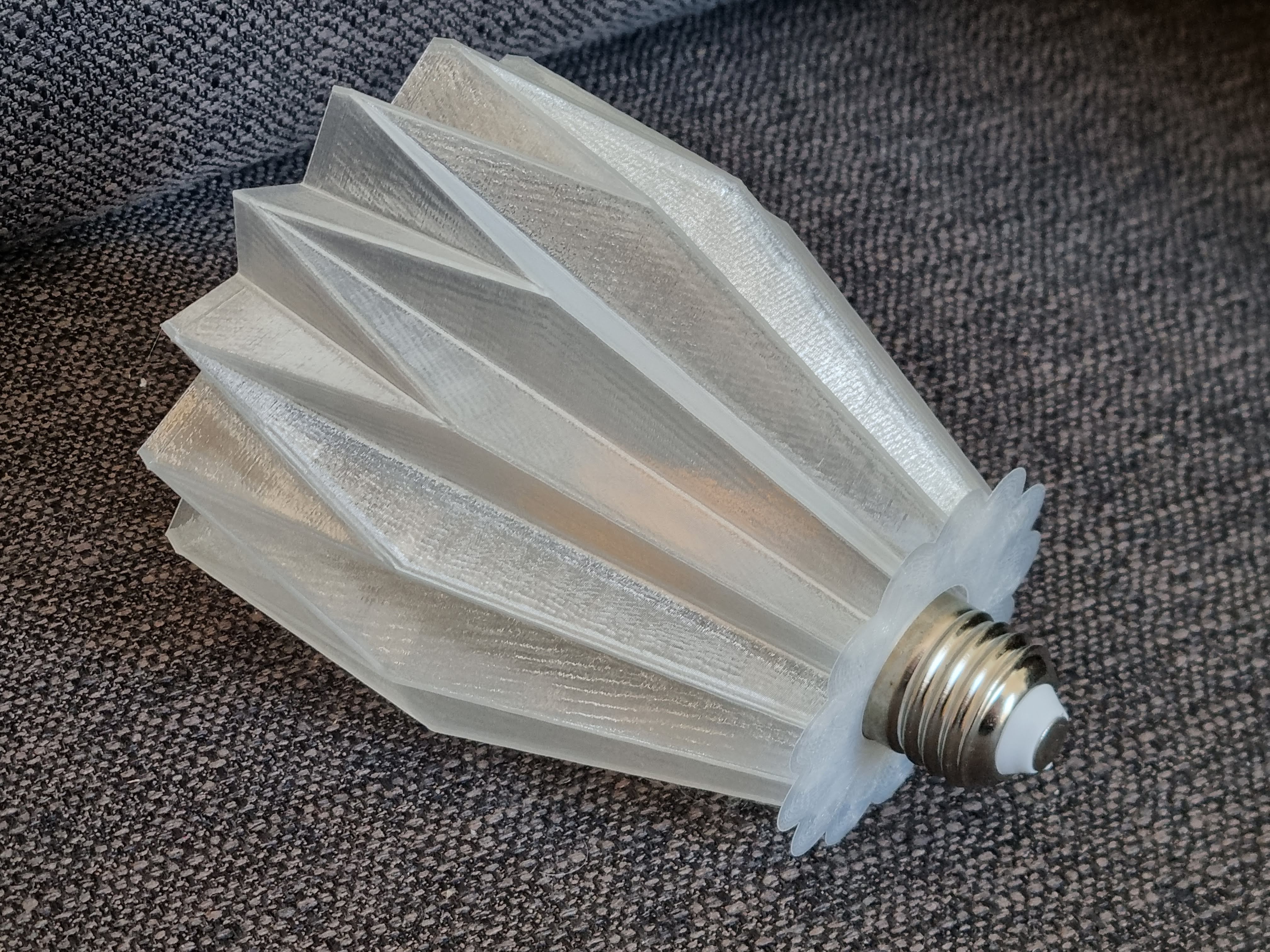 Miniatura 9 do modelo 3D lamp shade star e27 socket light