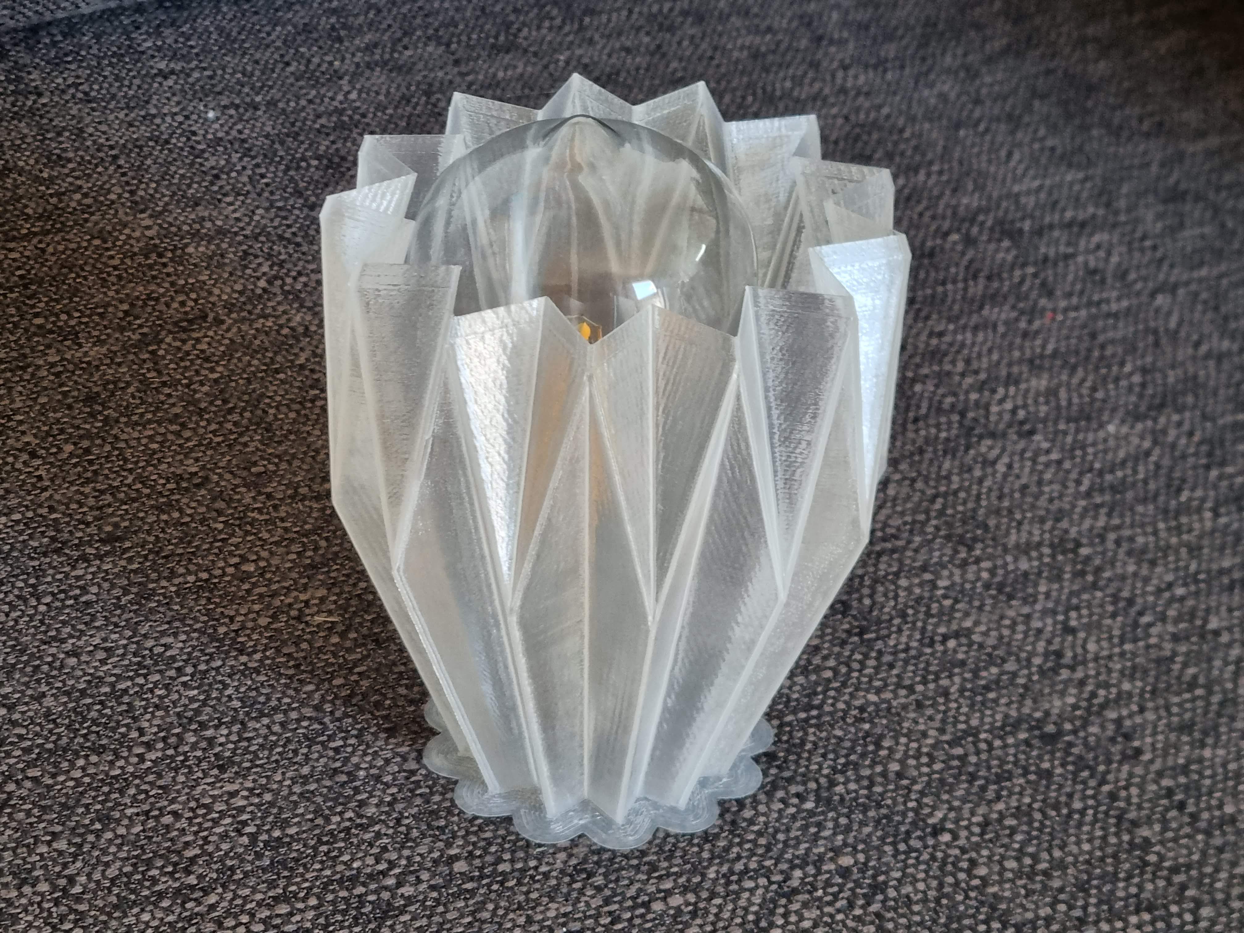 Miniatura 11 do modelo 3D lamp shade star e27 socket light