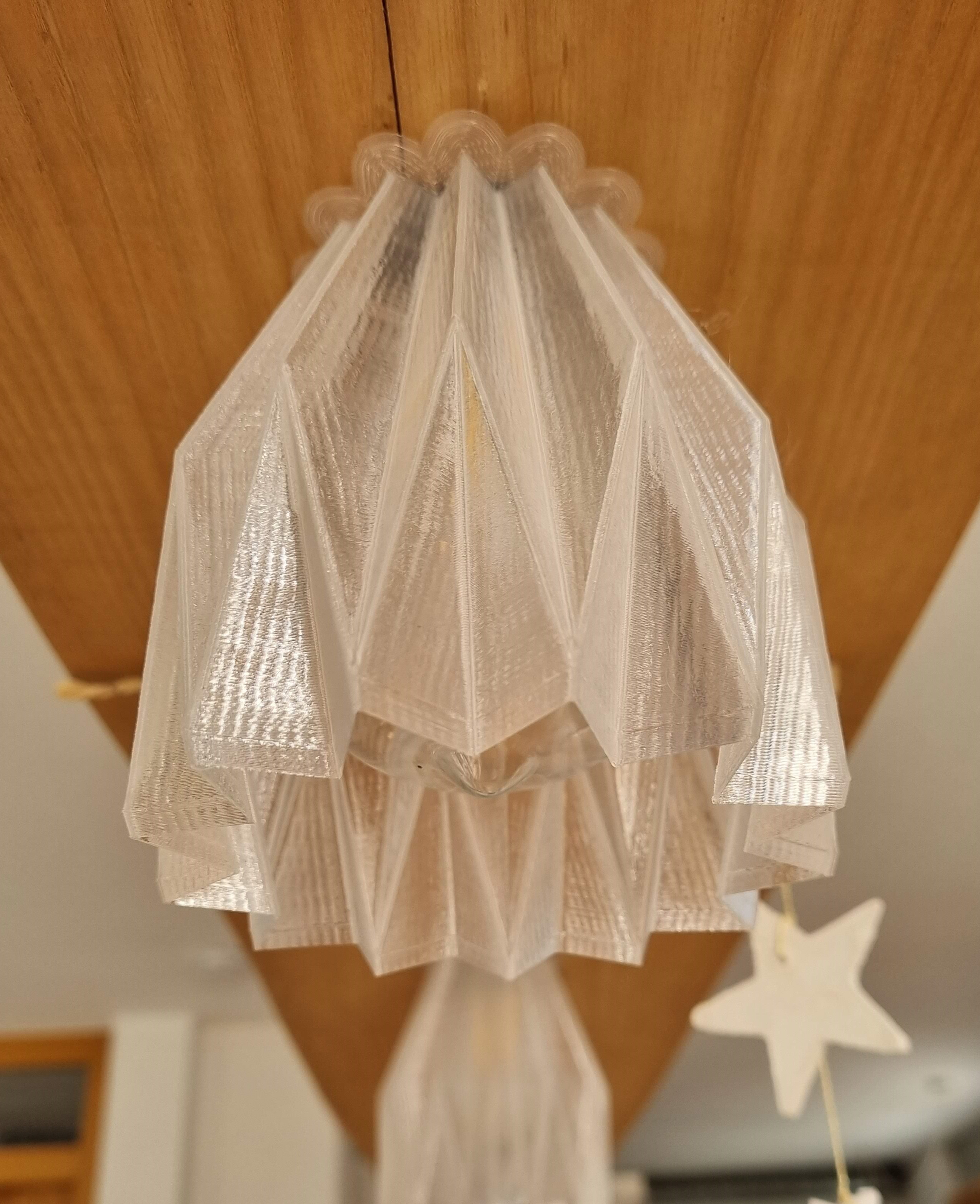 Miniatura 5 do modelo 3D lamp shade star e27 socket light