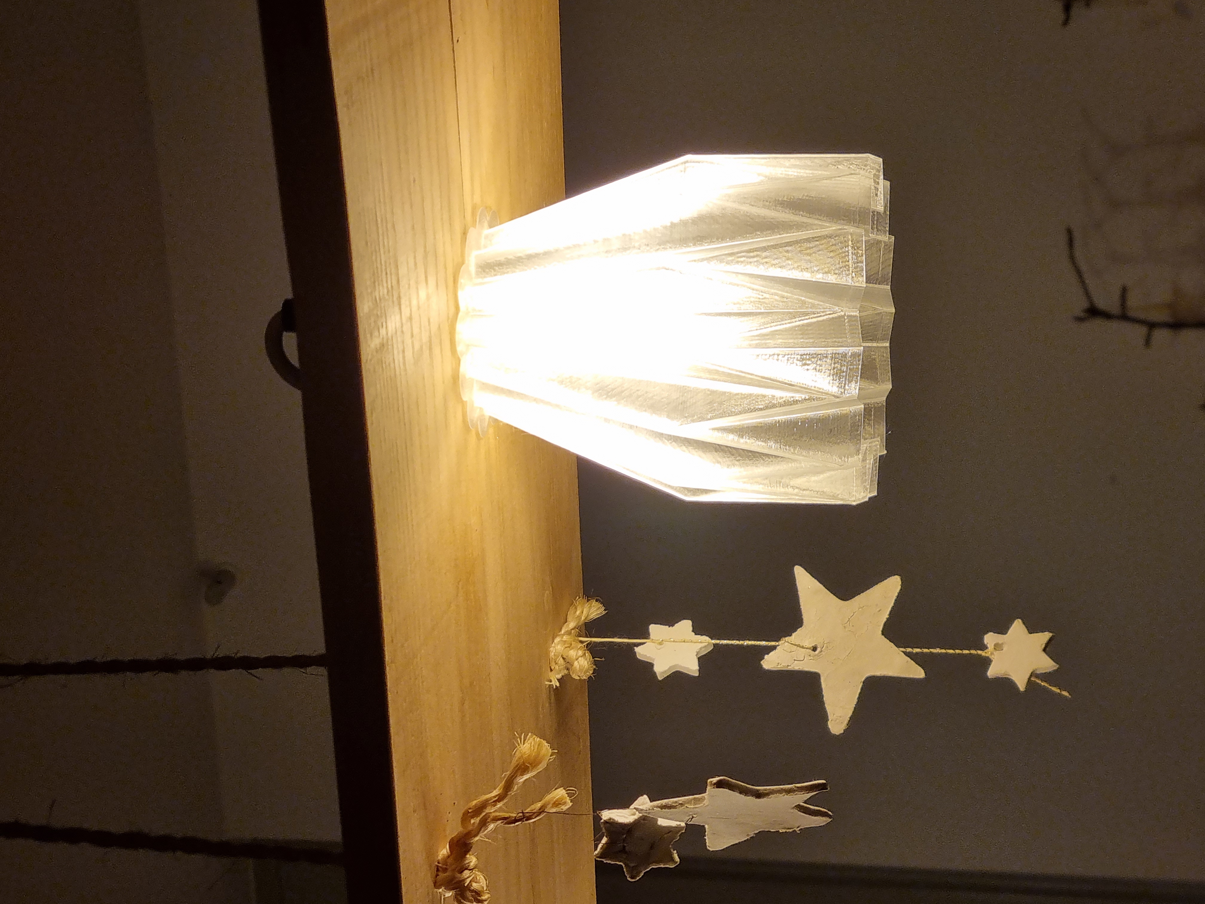 Miniatura 17 do modelo 3D lamp shade star e27 socket light