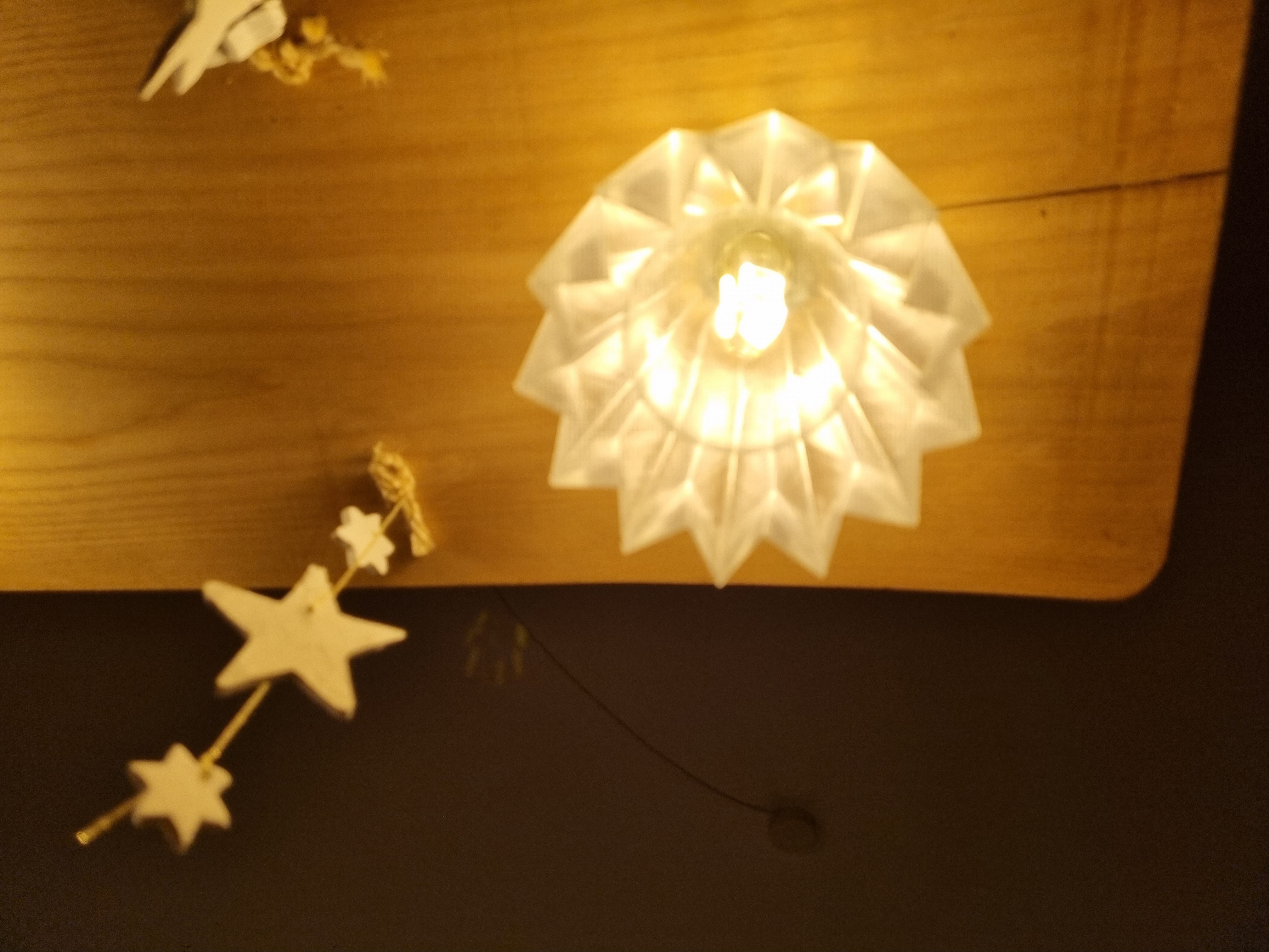 Miniatura 15 do modelo 3D lamp shade star e27 socket light