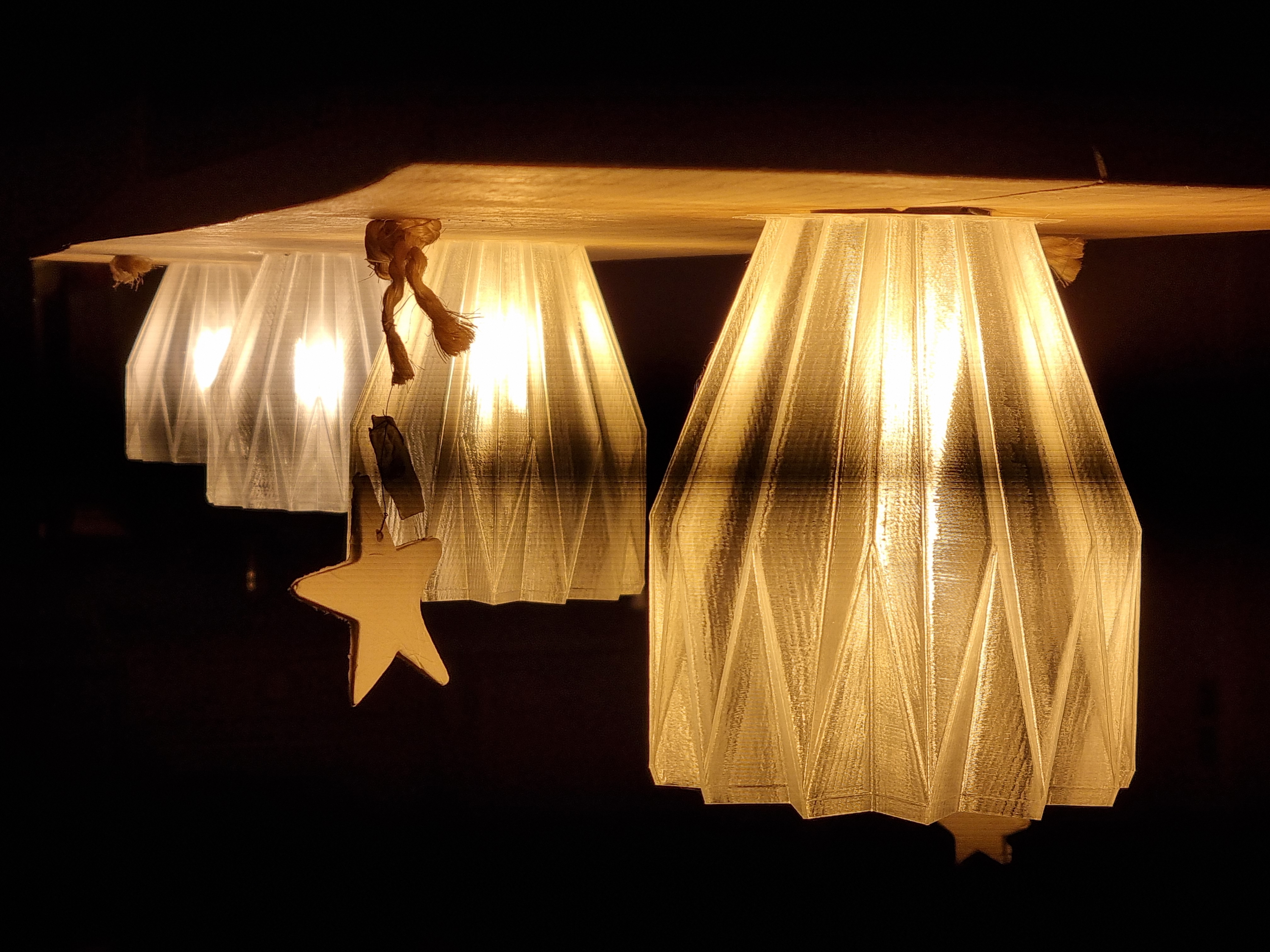 lamp shade star e27 socket light
