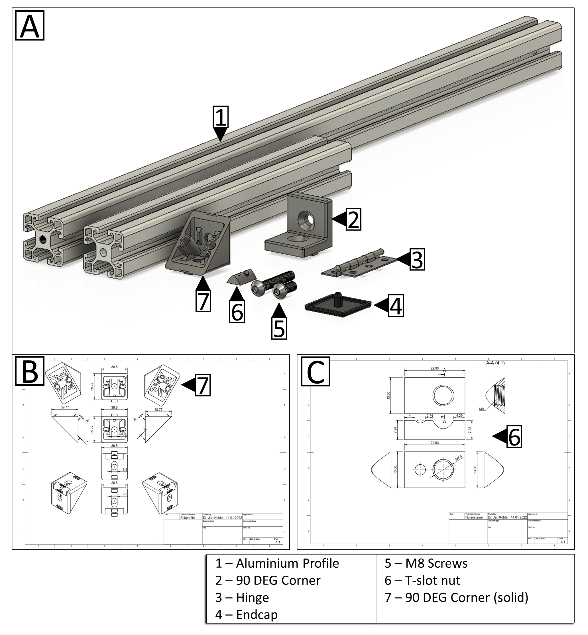 Aluminium Profiles and Parts