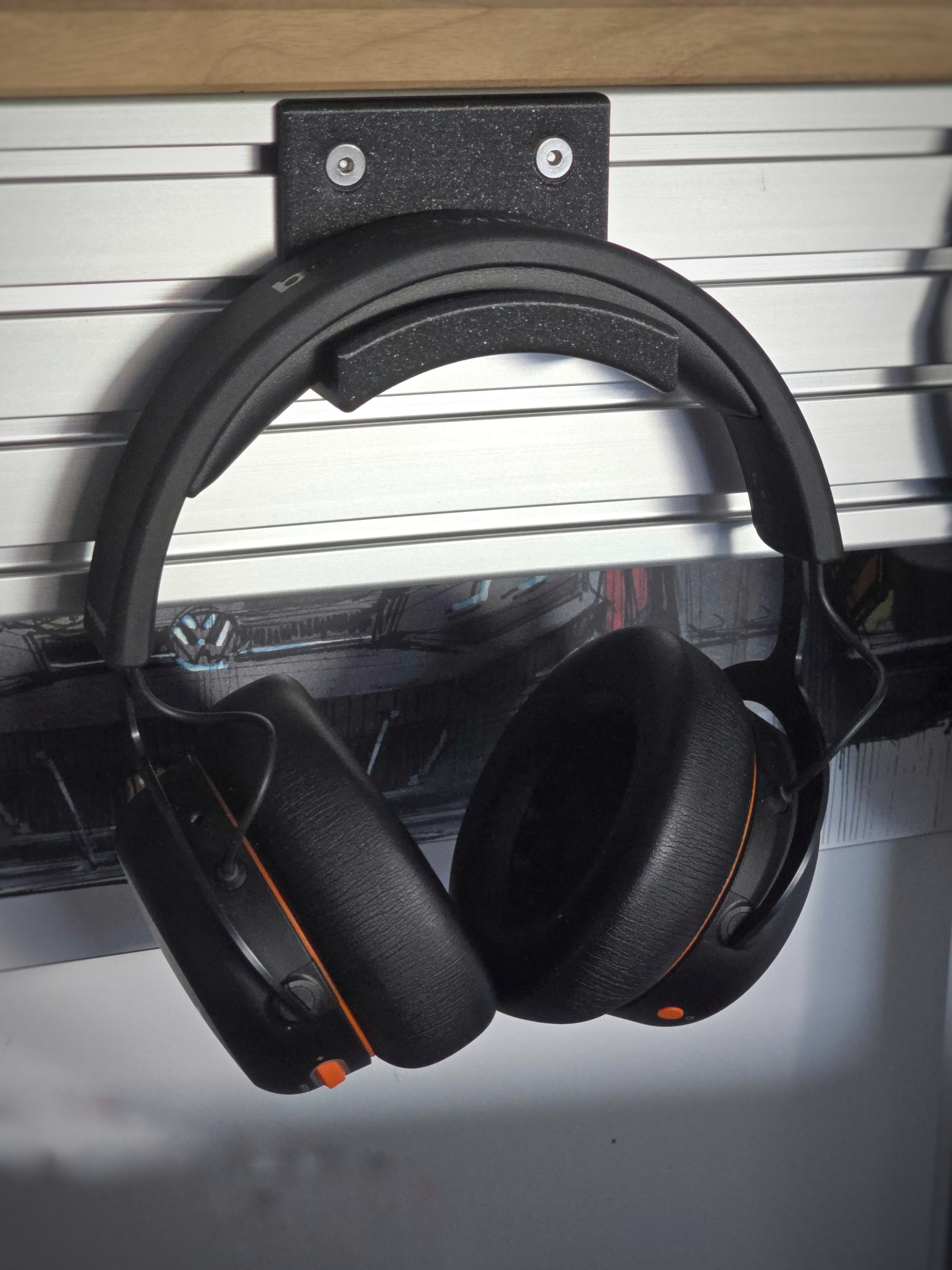 Headphone Hanger - Aluminiumprofile Mount