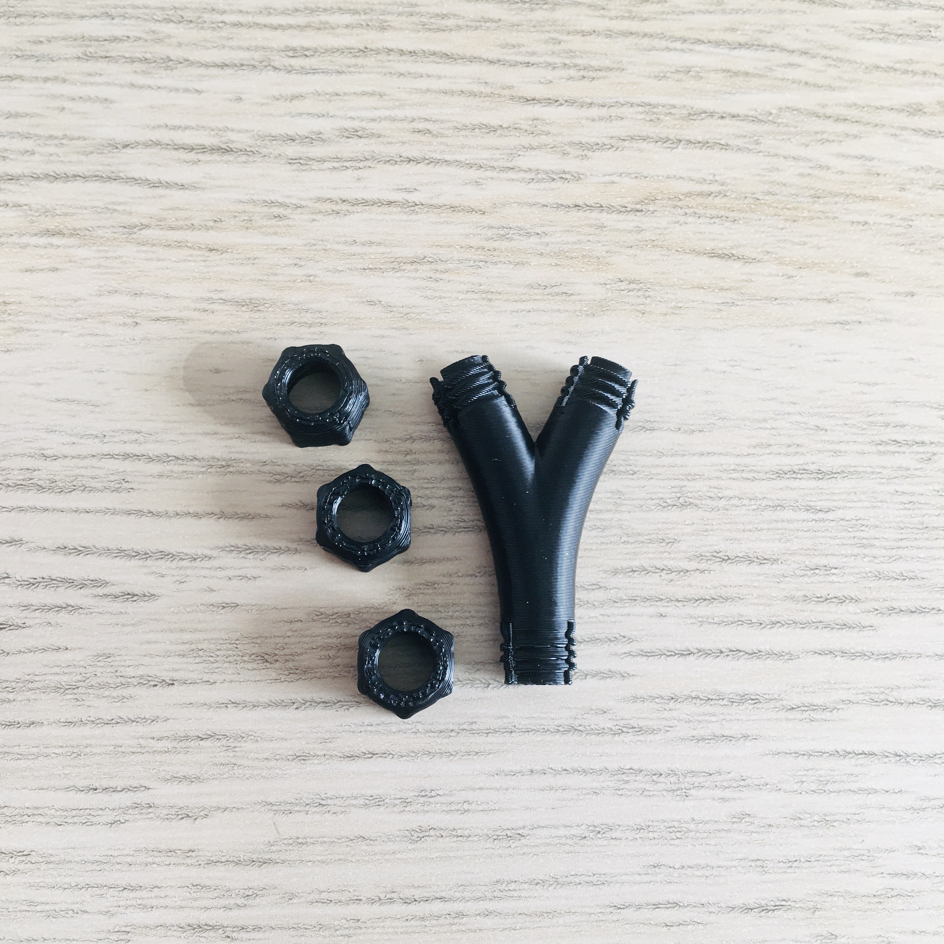 Tiny Y-Splitter FULLY 3Dprinted — miniatura 3