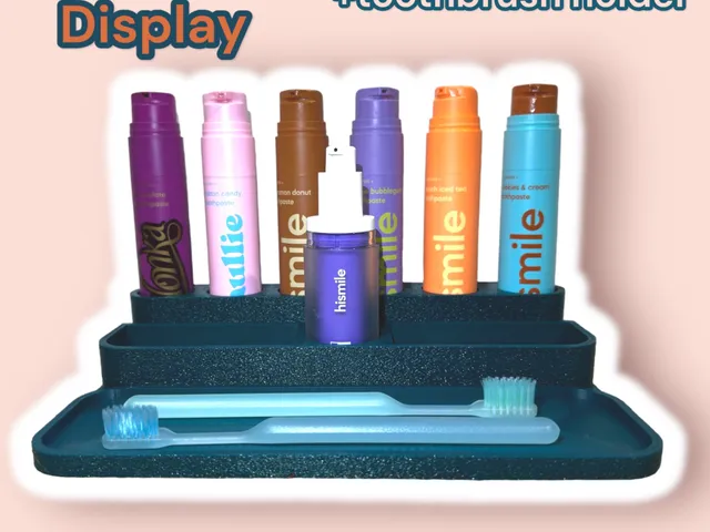 hismile Toothpaste holder & toothbrush holder (4 or 6, with or without toothbrush tray)