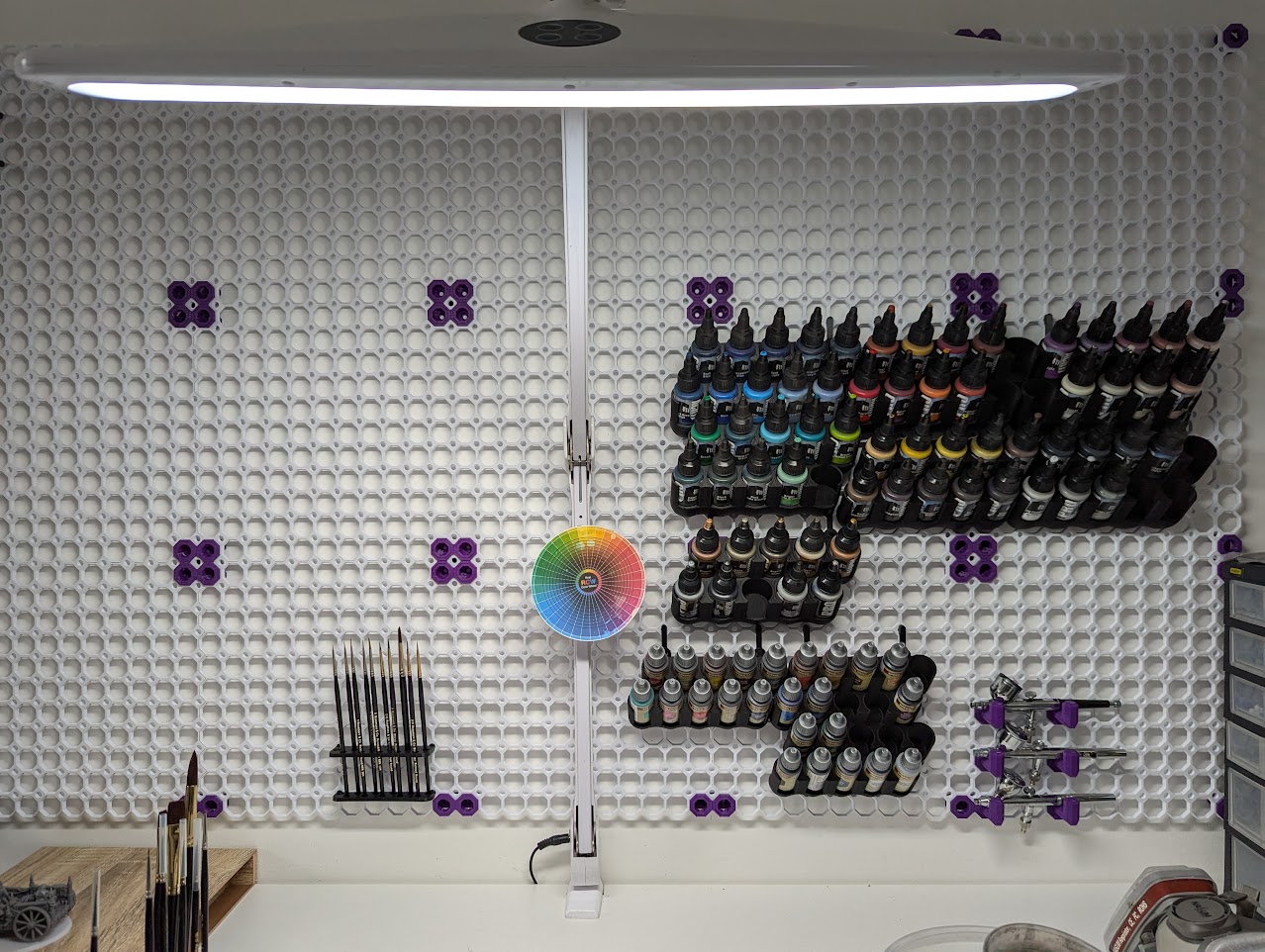 Dropper Bottle Multiboard Paint Racks
