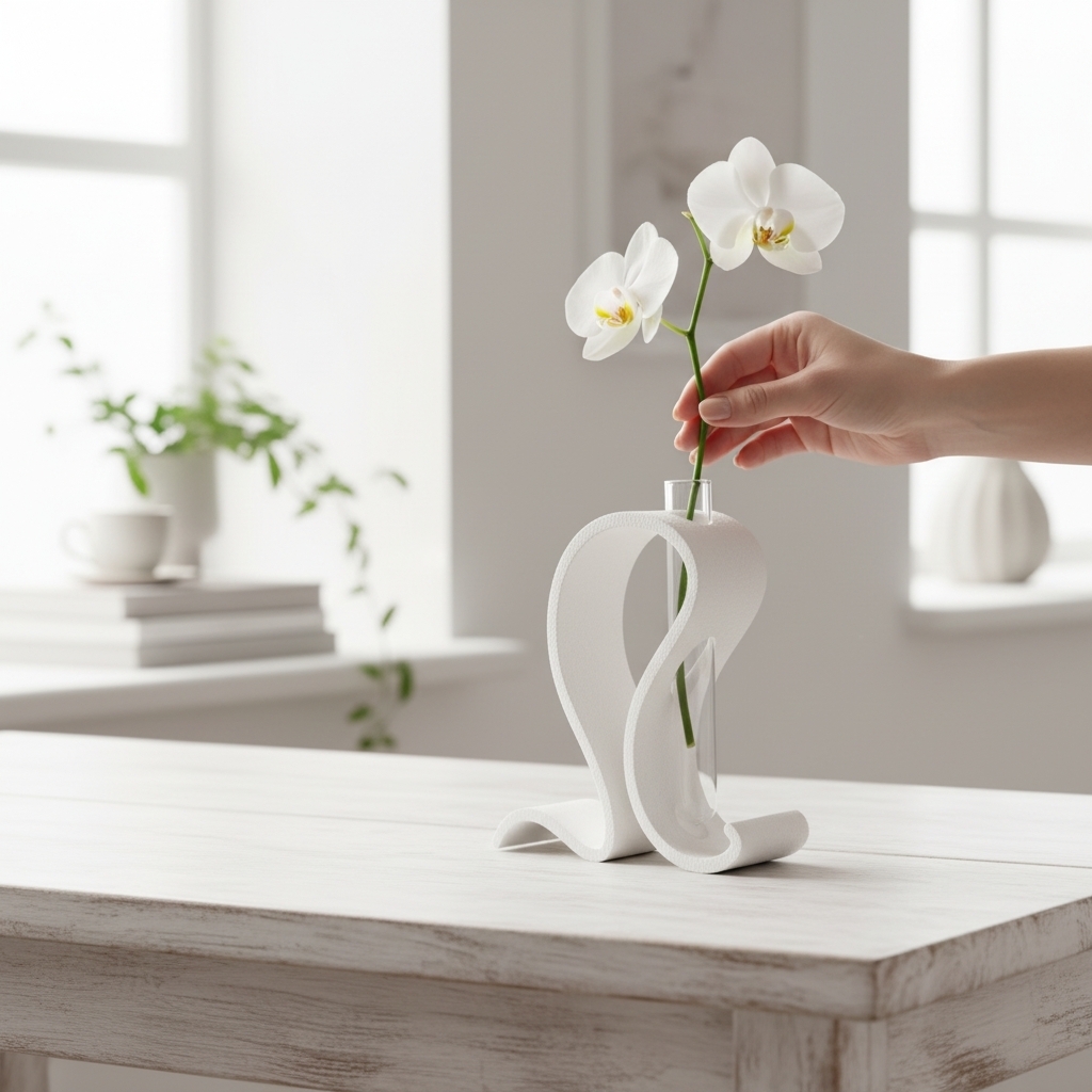 Beautiful test tube vase set, printable cylinder