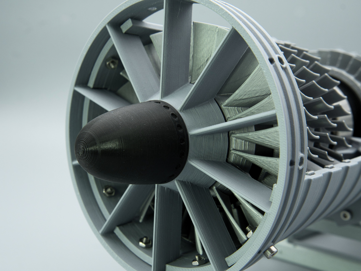 Miniatura 7 do modelo 3D 3d Printable Turbojet Engine