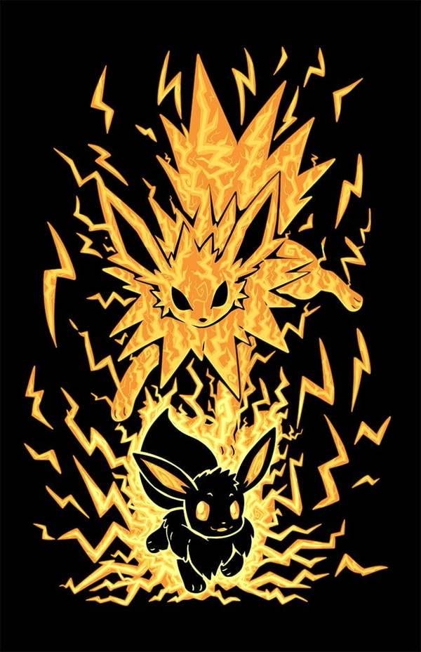 Eevee/Jolteon Evolution Hueforge Art by Reepime | Download free STL ...