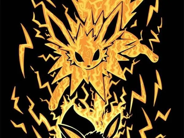 Eevee/Jolteon Evolution Hueforge Art