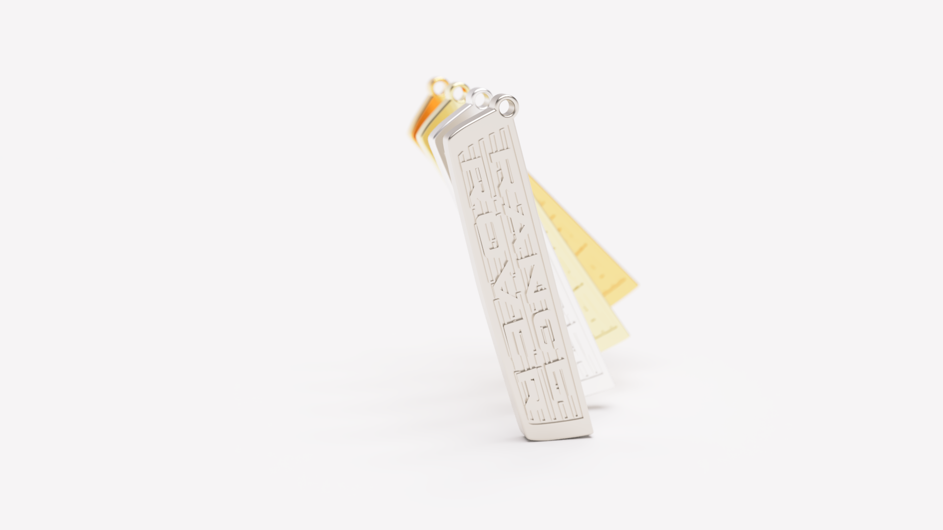 Miniatura 3 do modelo 3D Range Rover keychain