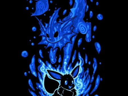 Eevee/Vaporeon Evolution Hueforge Art