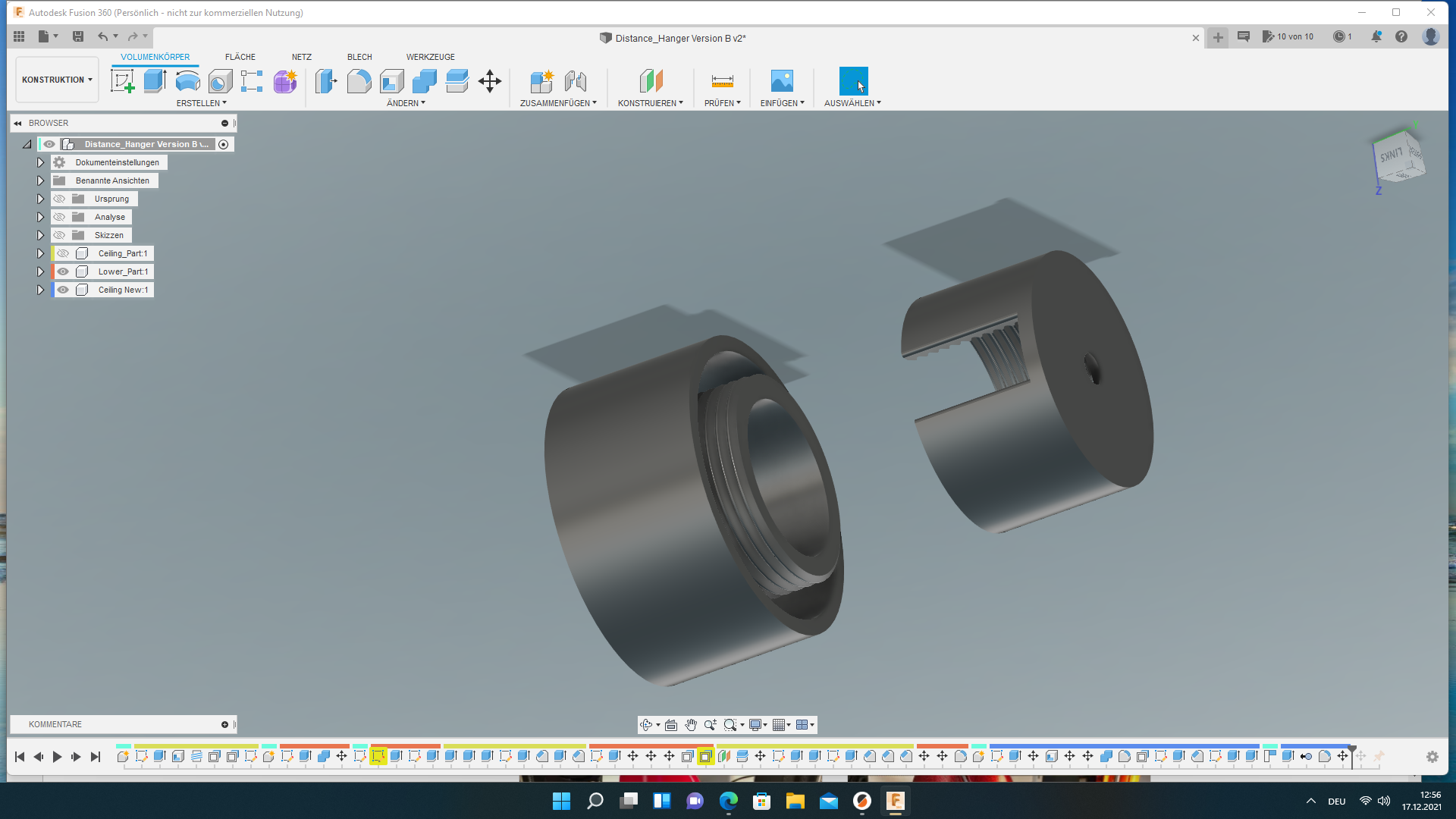 Strong Ceiling cable clamp by Bruno Germany | Download free STL model ...