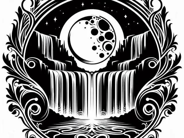 Wall art: Waterfall (two colours)