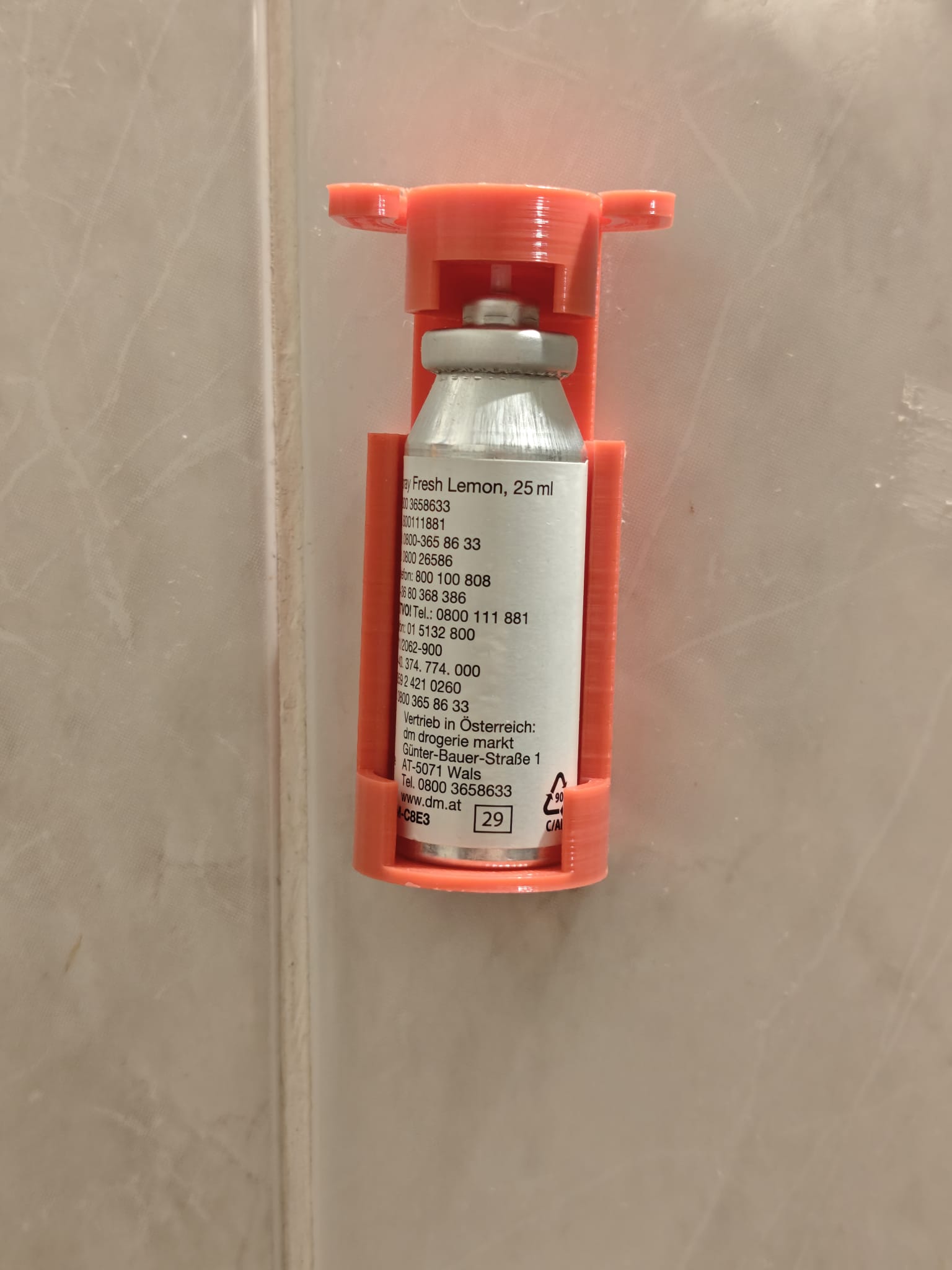 press & fresh dummy bottle