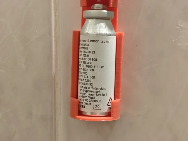 press & fresh dummy bottle