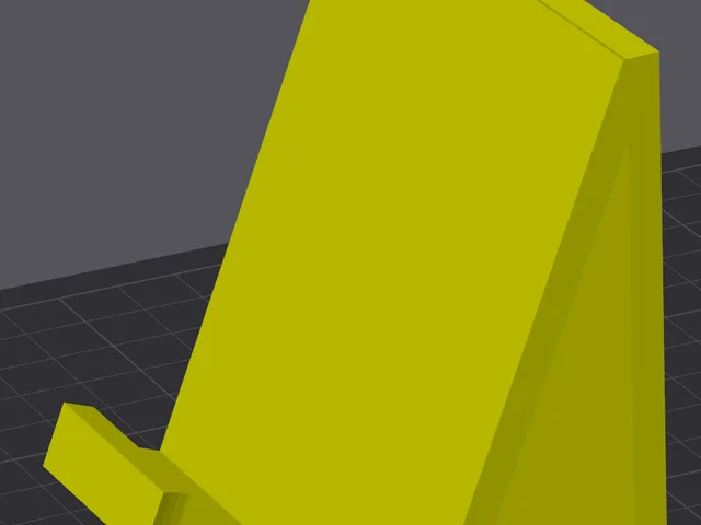 Simple Phone Stand with Cable Cutout