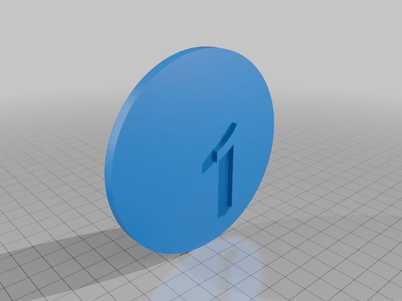 Miniatura 8 do modelo 3D WEEDING TABLE NUMBERS