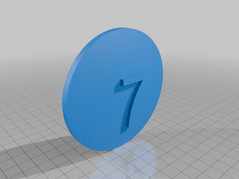 Miniatura 23 do modelo 3D WEEDING TABLE NUMBERS