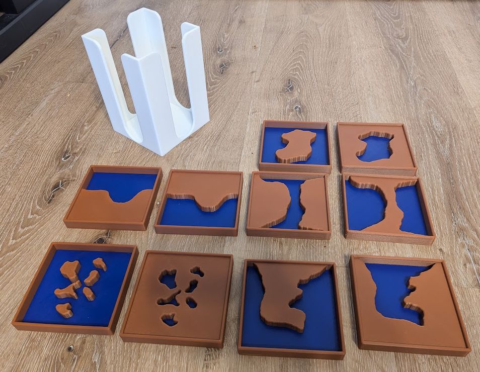 Montessori Land and Water Forms