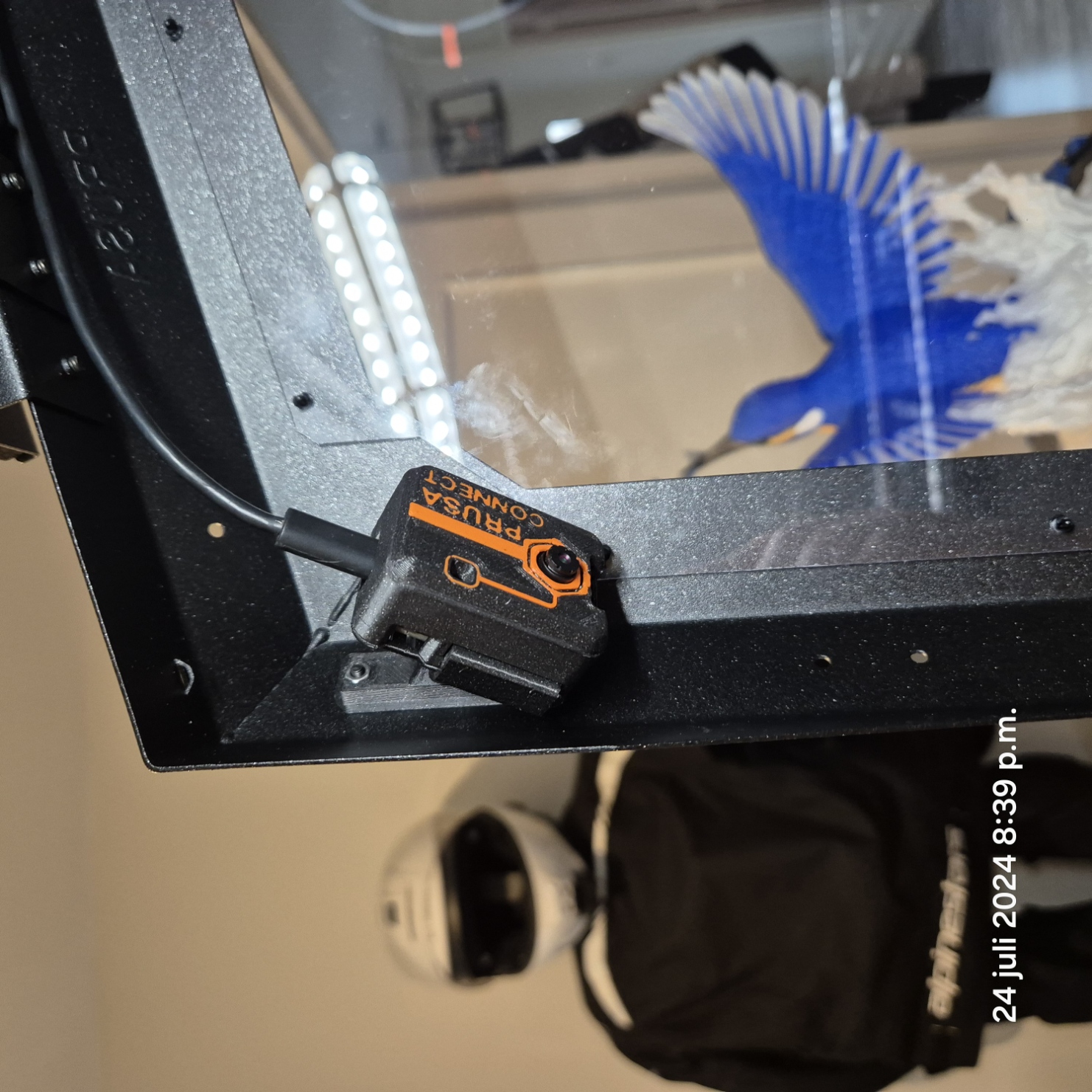 Prusabot ESP32 cameramount for Original Prusa XL enclosure 3D model thumbnail