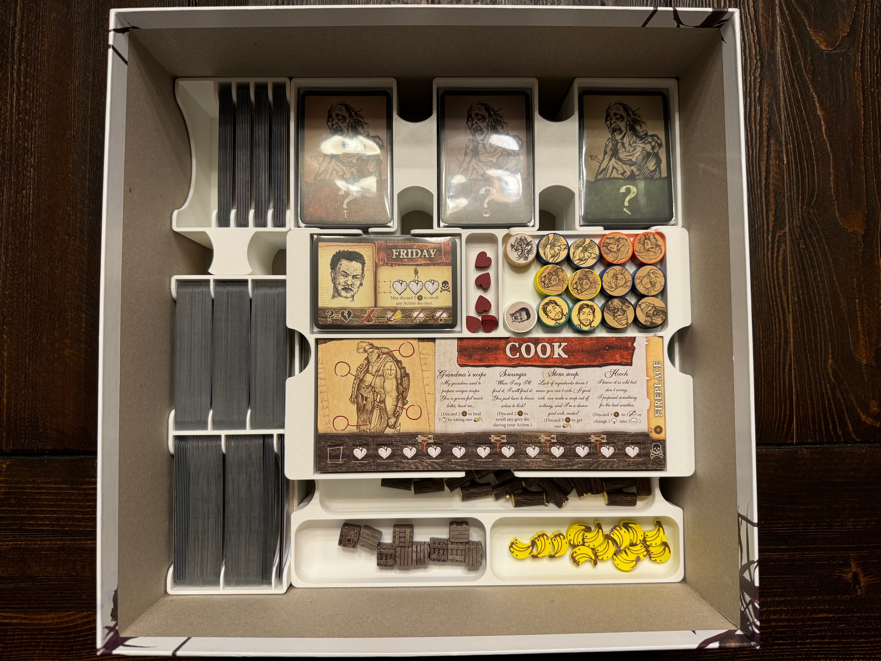 Robinson Crusoe sale Board Game + Wood Organizer