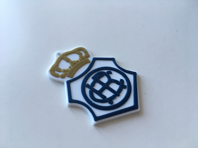 Recreativo de Huelva Keychain - llavero