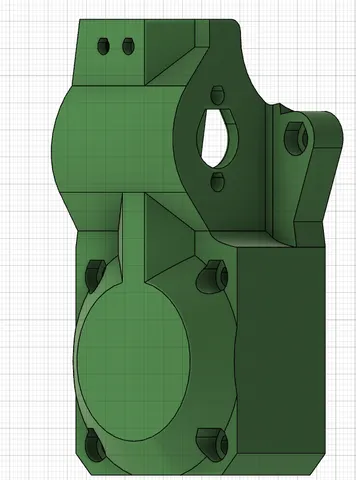 Lerdge iX: x-axis motor cover with more space in the bottom