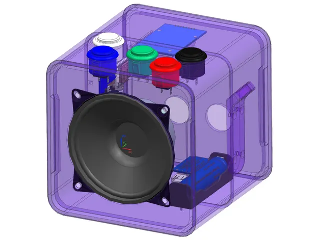 Tonuino Case for 100mm Visaton Speaker Portable