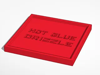 Hot Glu Gun Drizzle pad by The3DPirate | Download free STL model ...